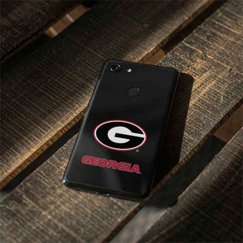 University of Georgia Black Jersey Google Pixel 3 Skin